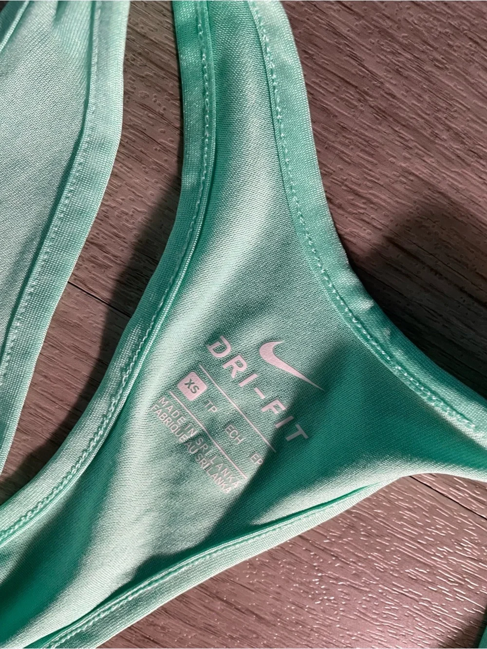 Nike Mint Green Racerback Tank with White Swoosh